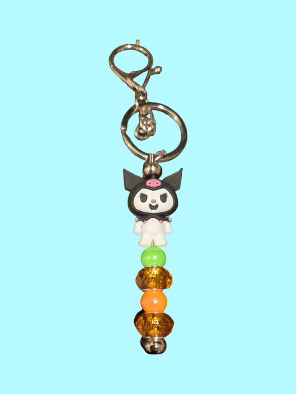 Kuromi keyring/charm clip